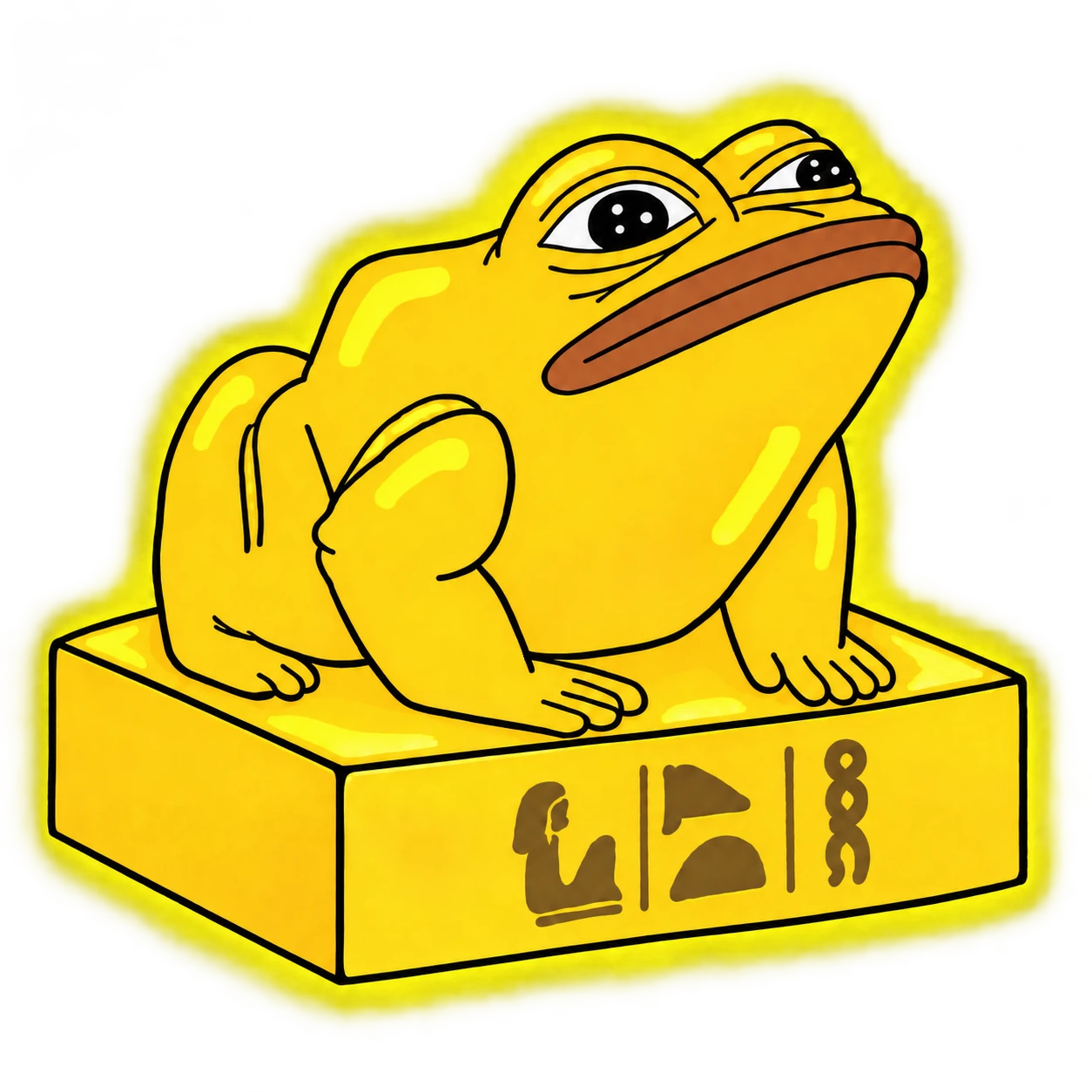 The golden frog relic